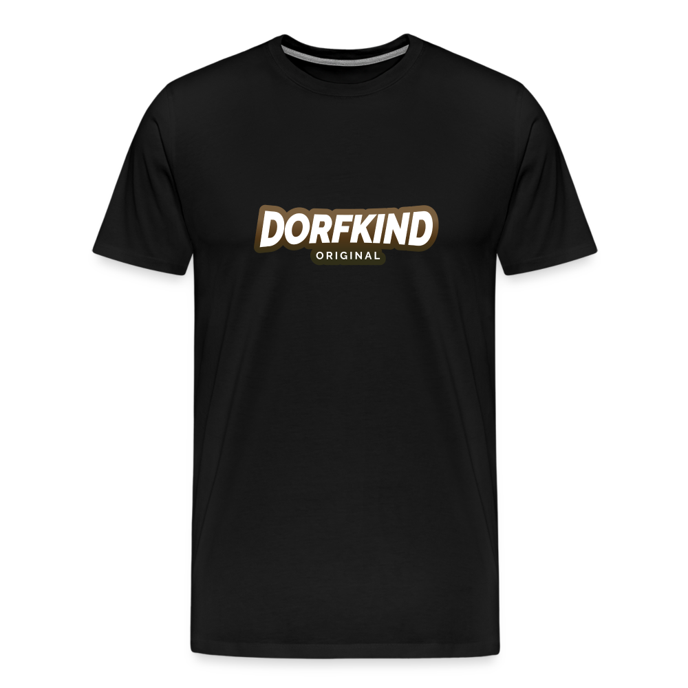 Dorfkind 2 Männer Premium T-Shirt - Schwarz