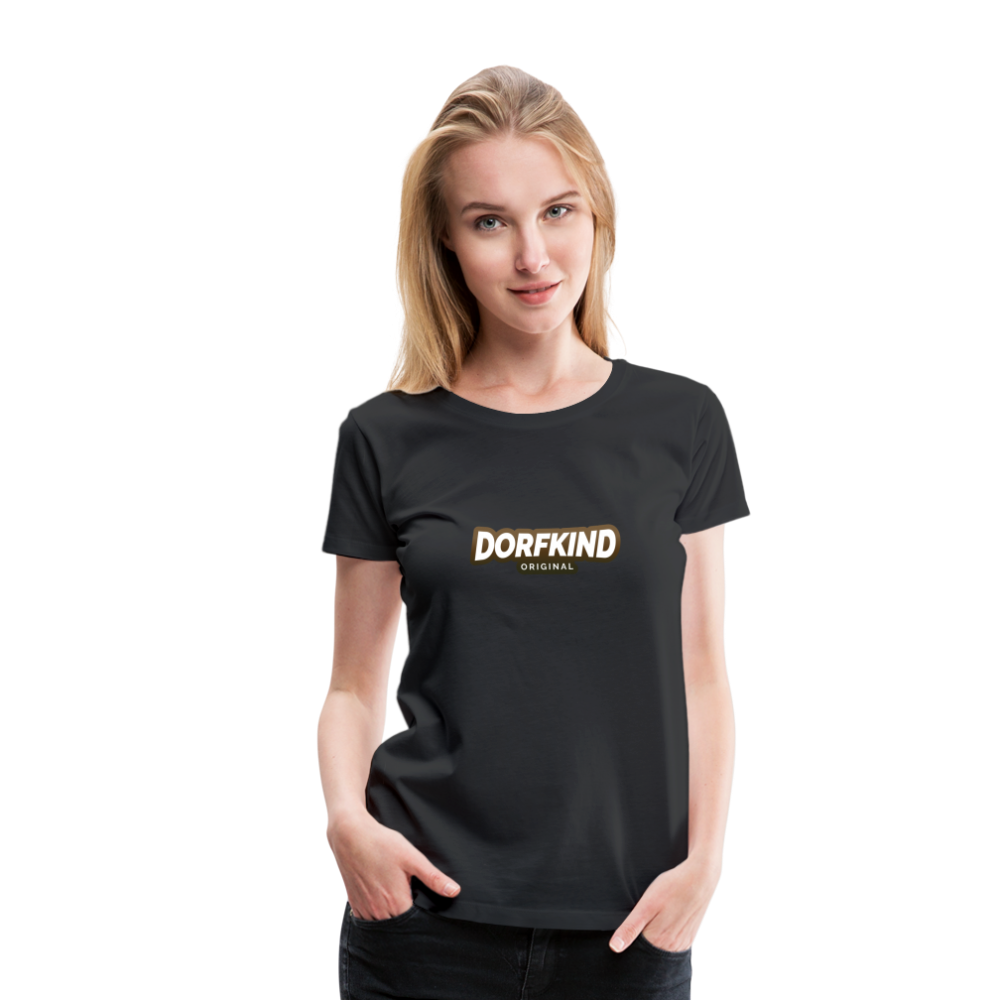 Dorfkind 2 Frauen Premium T-Shirt - Schwarz