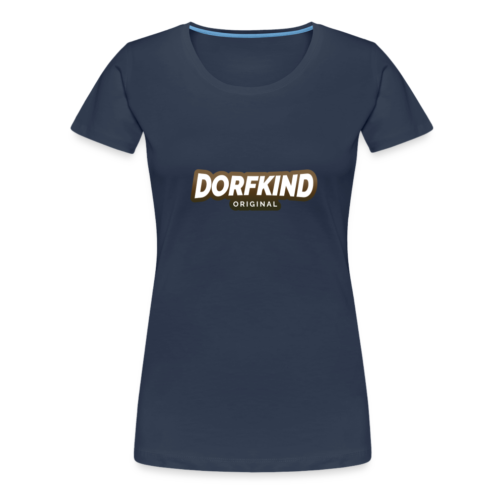 Dorfkind 2 Frauen Premium T-Shirt - Navy