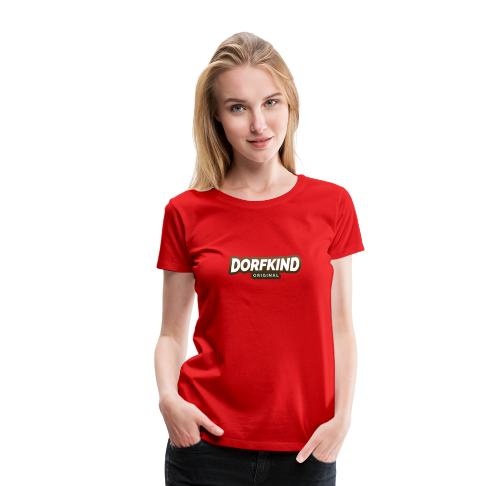 Dorfkind 2 Frauen Premium T-Shirt - Rot