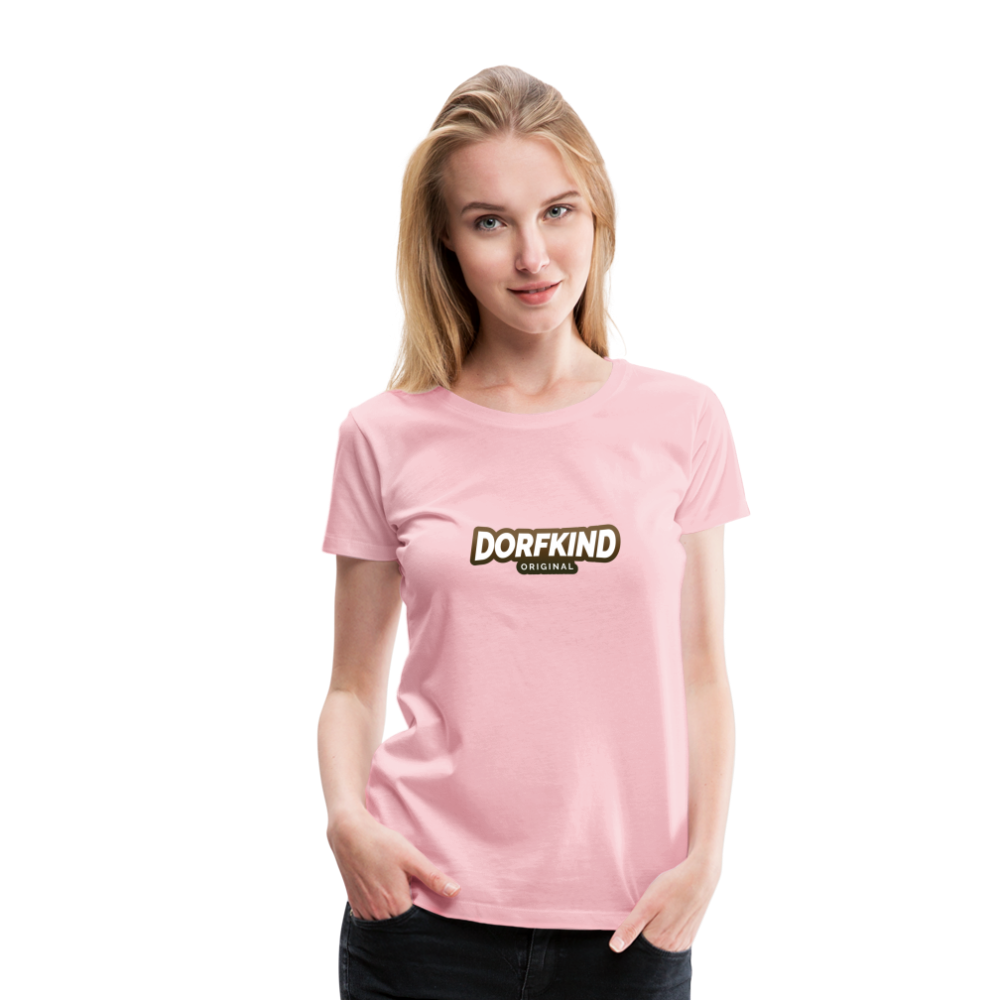 Dorfkind 2 Frauen Premium T-Shirt - Hellrosa