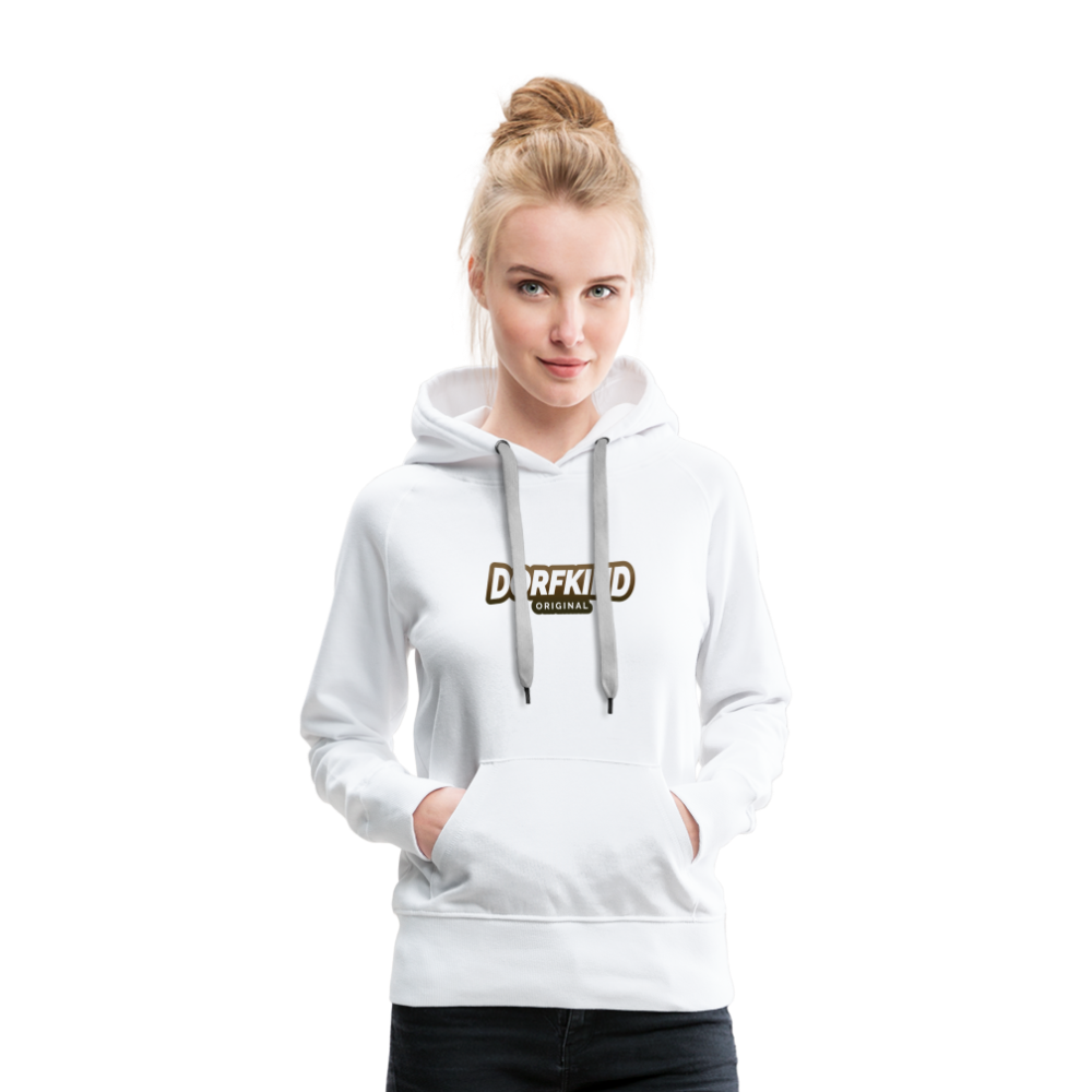 Dorfkind 2 Frauen Premium Hoodie - weiß