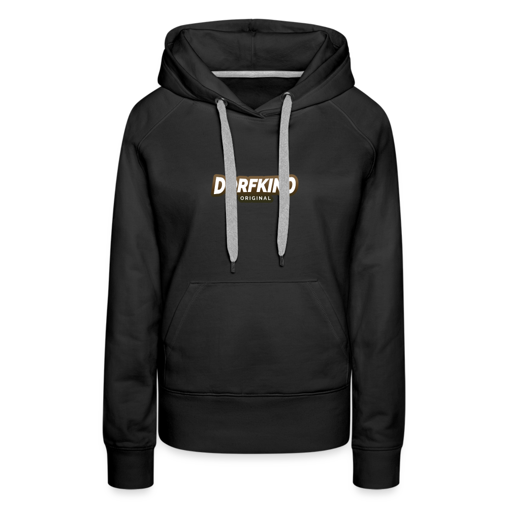 Dorfkind 2 Frauen Premium Hoodie - Schwarz