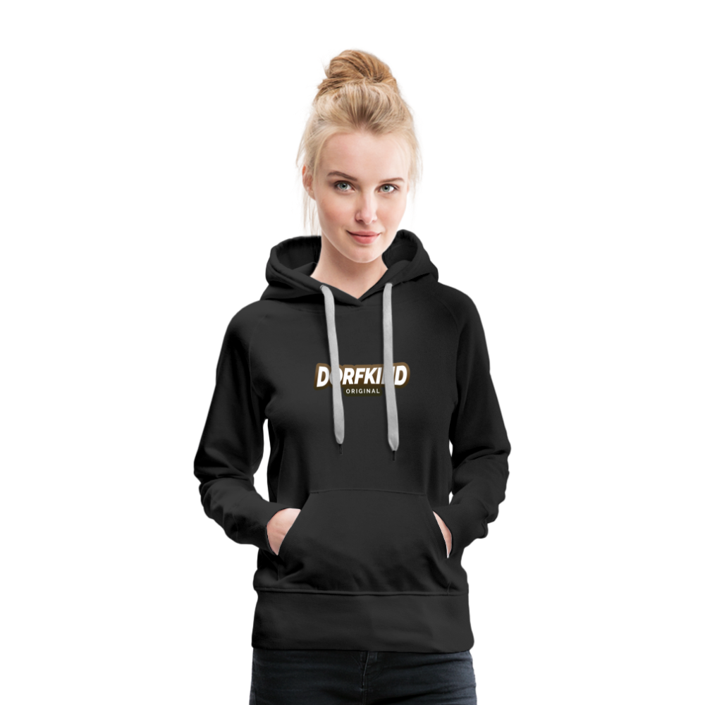 Dorfkind 2 Frauen Premium Hoodie - Schwarz