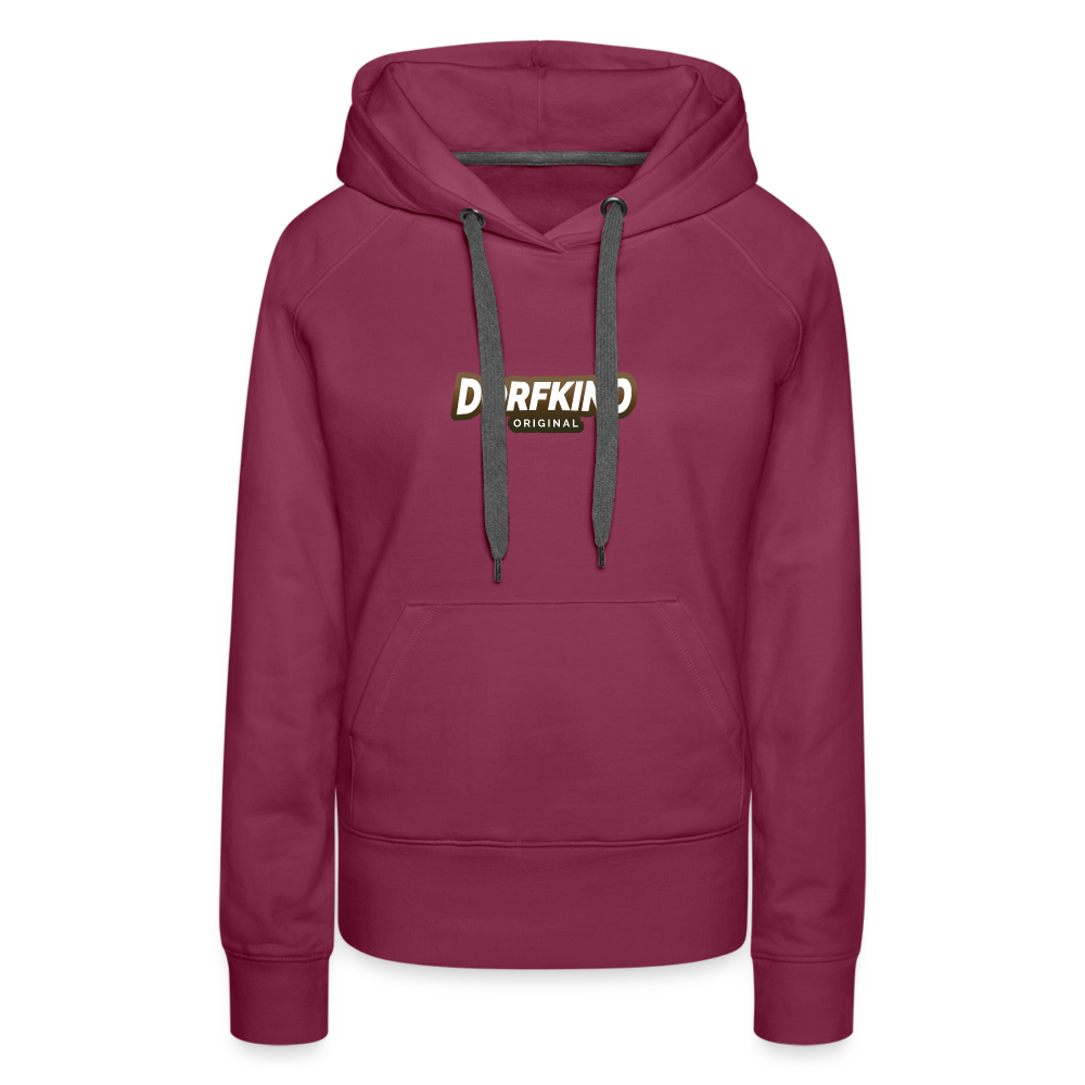 Dorfkind 2 Frauen Premium Hoodie - Bordeaux