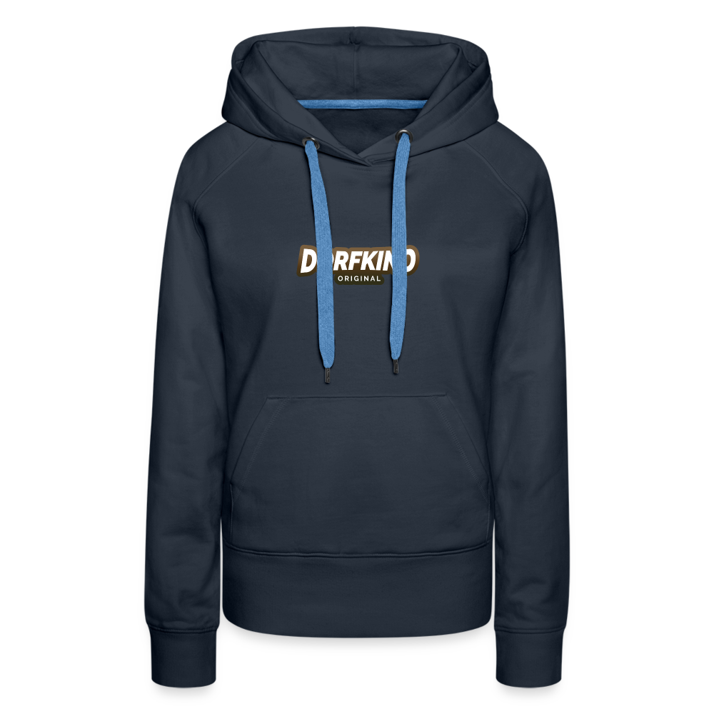 Dorfkind 2 Frauen Premium Hoodie - Navy