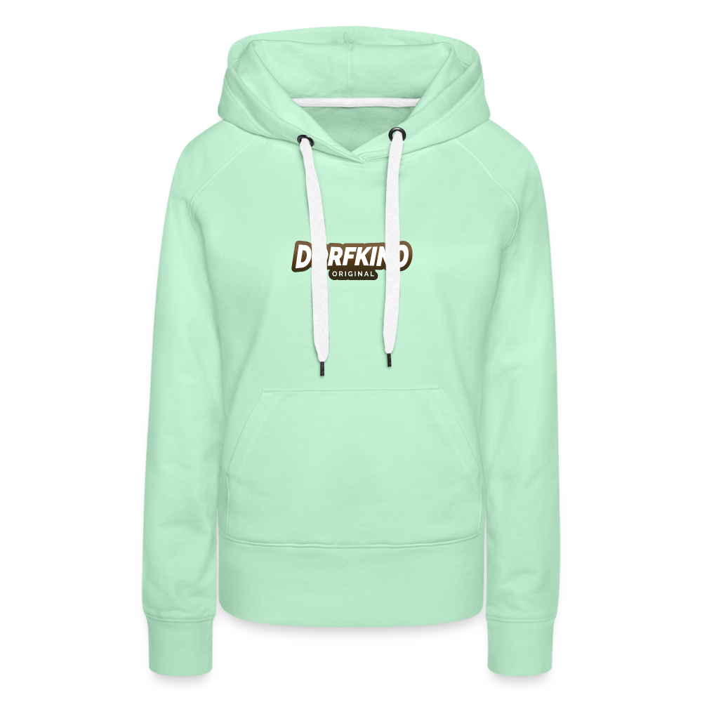 Dorfkind 2 Frauen Premium Hoodie - helles Mintgrün