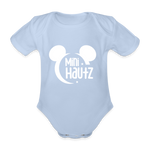 Mini Hautz Baby Bio-Kurzarm-Body - Sky