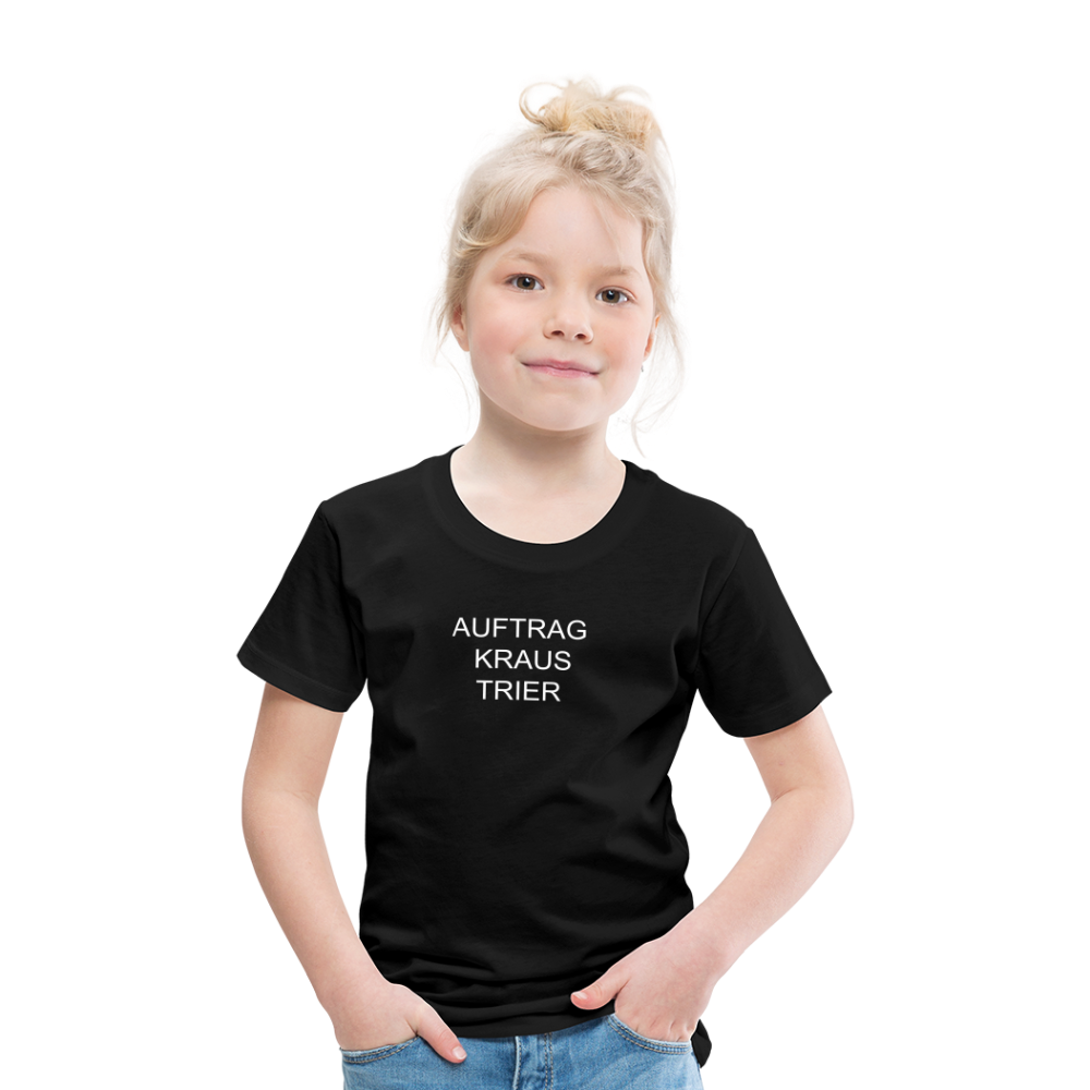 Kinder Premium T-Shirt JOLINE KRAUS - Schwarz