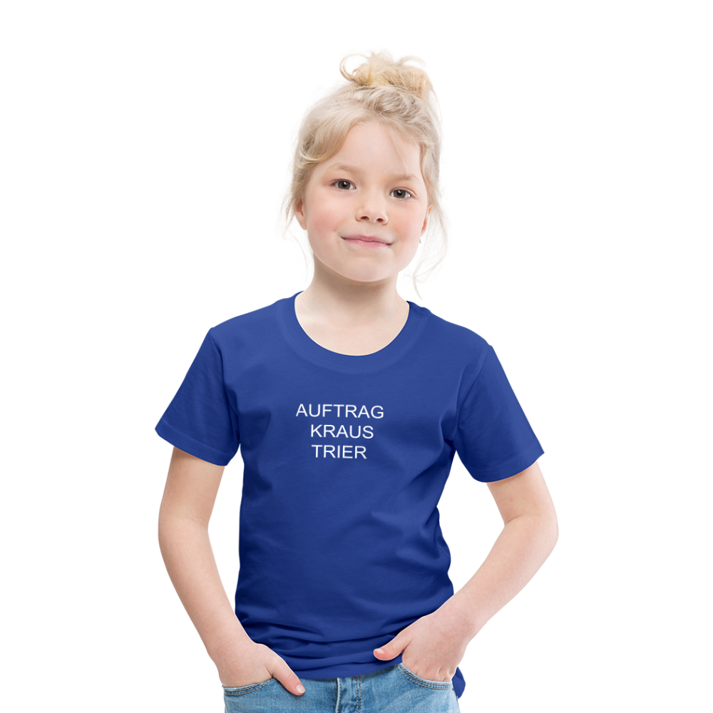 Kinder Premium T-Shirt JOLINE KRAUS - Königsblau