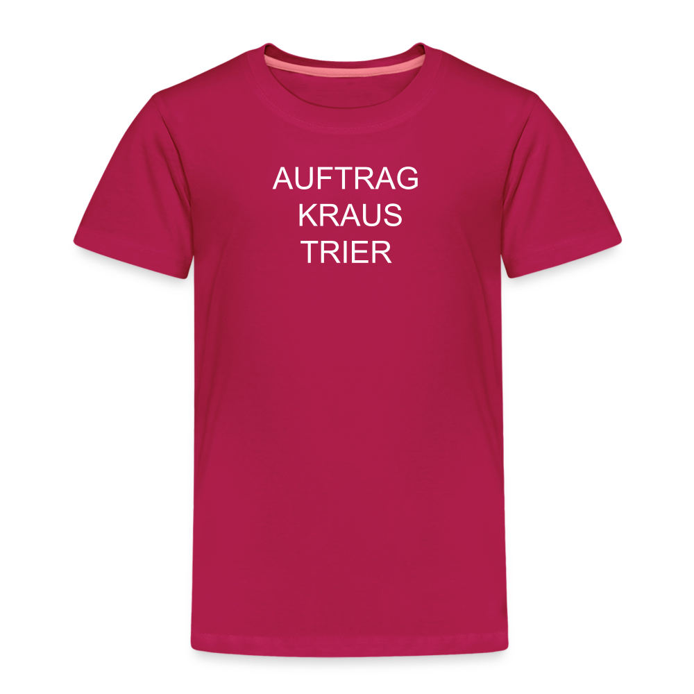Kinder Premium T-Shirt JOLINE KRAUS - dunkles Pink