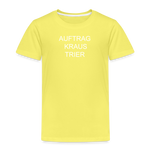 Kinder Premium T-Shirt JOLINE KRAUS - Gelb