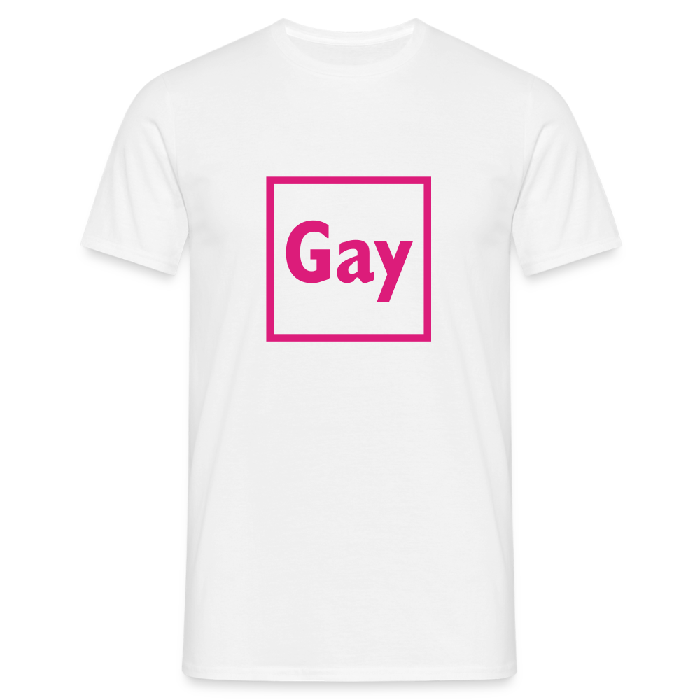 Gay Männer T-Shirt - Weiß