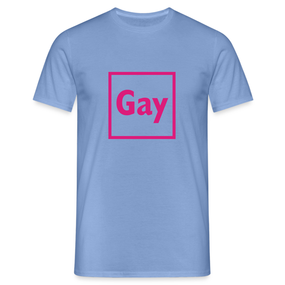 Gay Männer T-Shirt - carolina blue