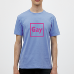 Gay Männer T-Shirt - carolina blue