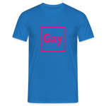 Gay Männer T-Shirt - Royalblau