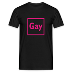 Gay Männer T-Shirt - Schwarz