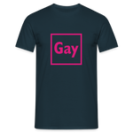 Gay Männer T-Shirt - Navy