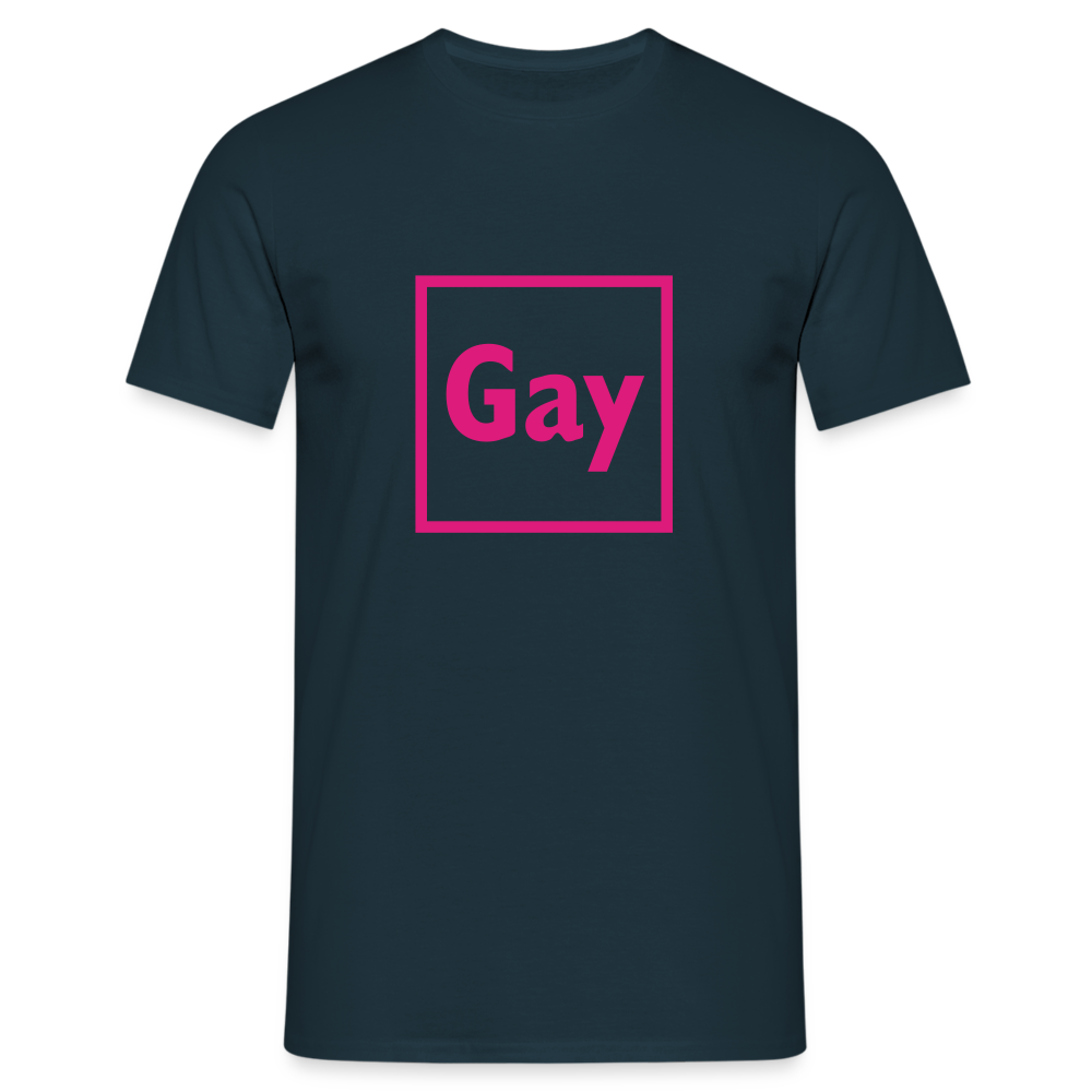 Gay Männer T-Shirt - Navy