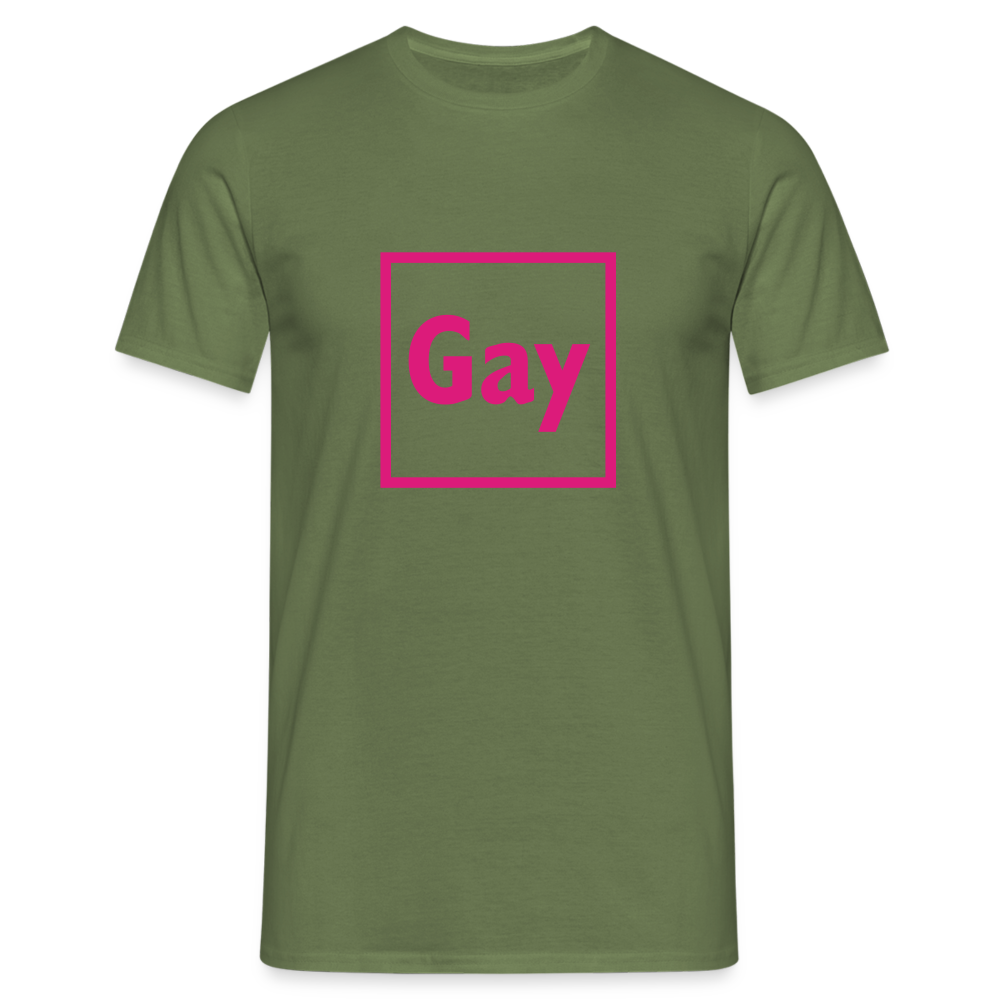 Gay Männer T-Shirt - Militärgrün