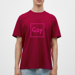 Gay Männer T-Shirt - Ziegelrot