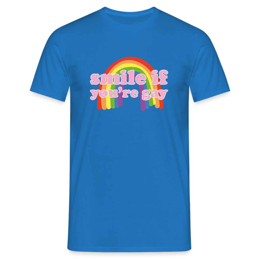 Gay Männer T-Shirt - Royalblau