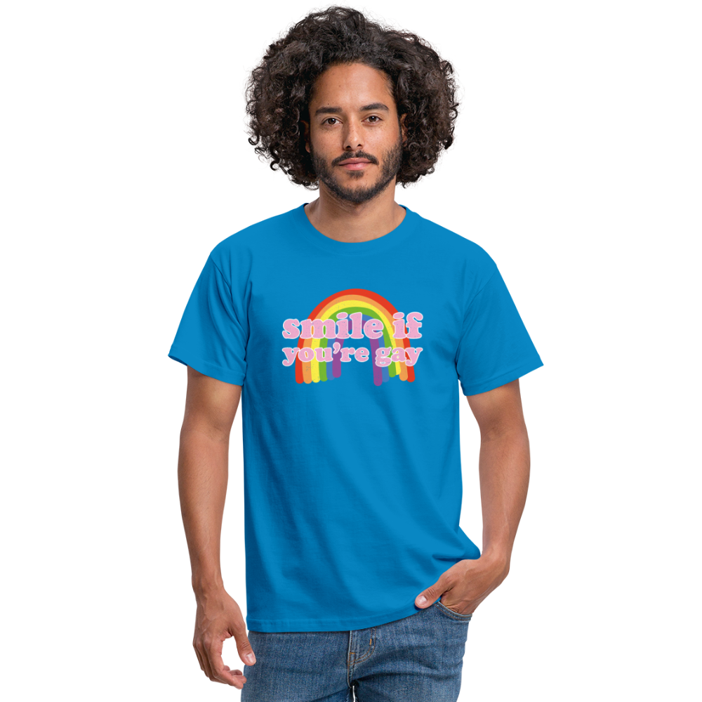 Gay Männer T-Shirt - Royalblau