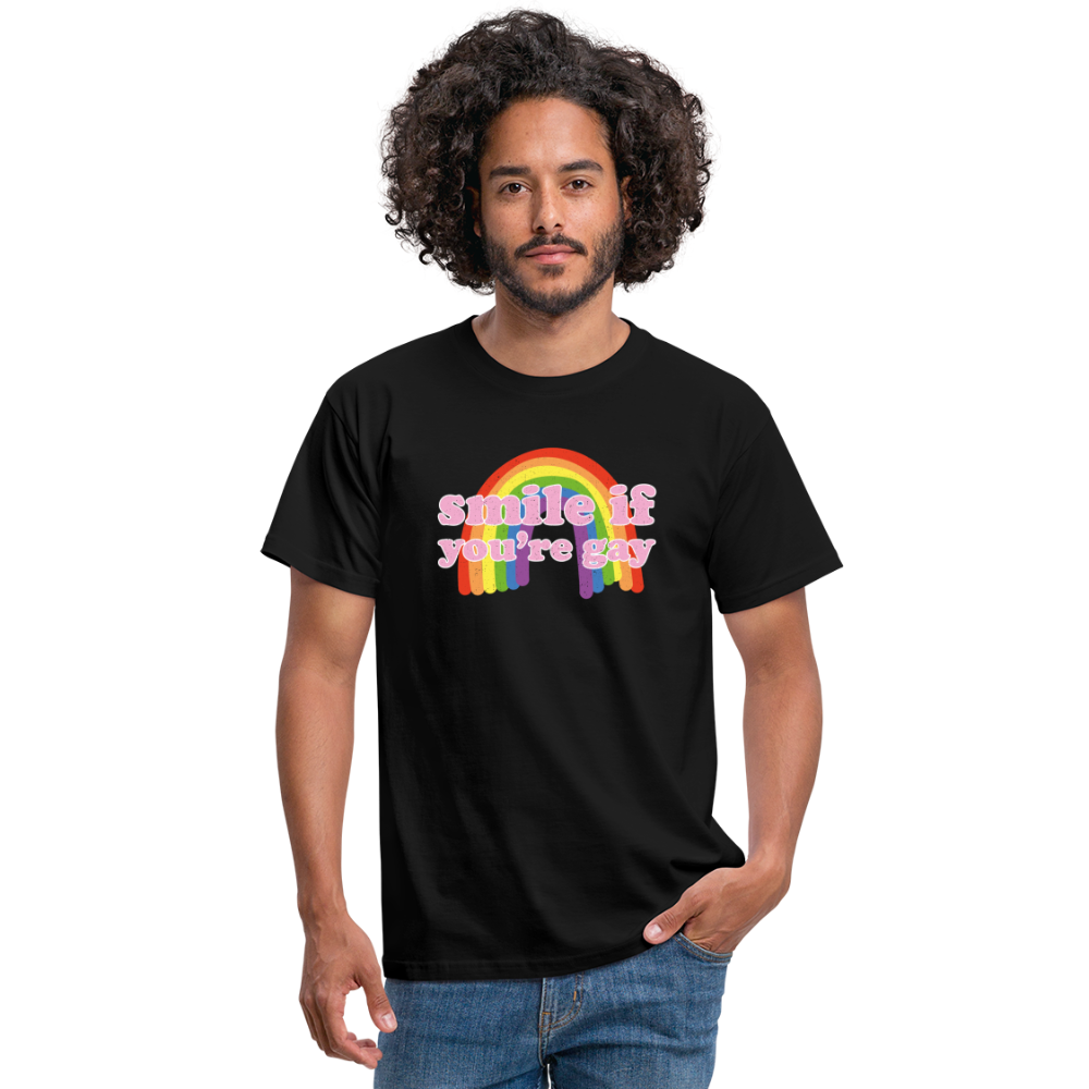 Gay Männer T-Shirt - Schwarz