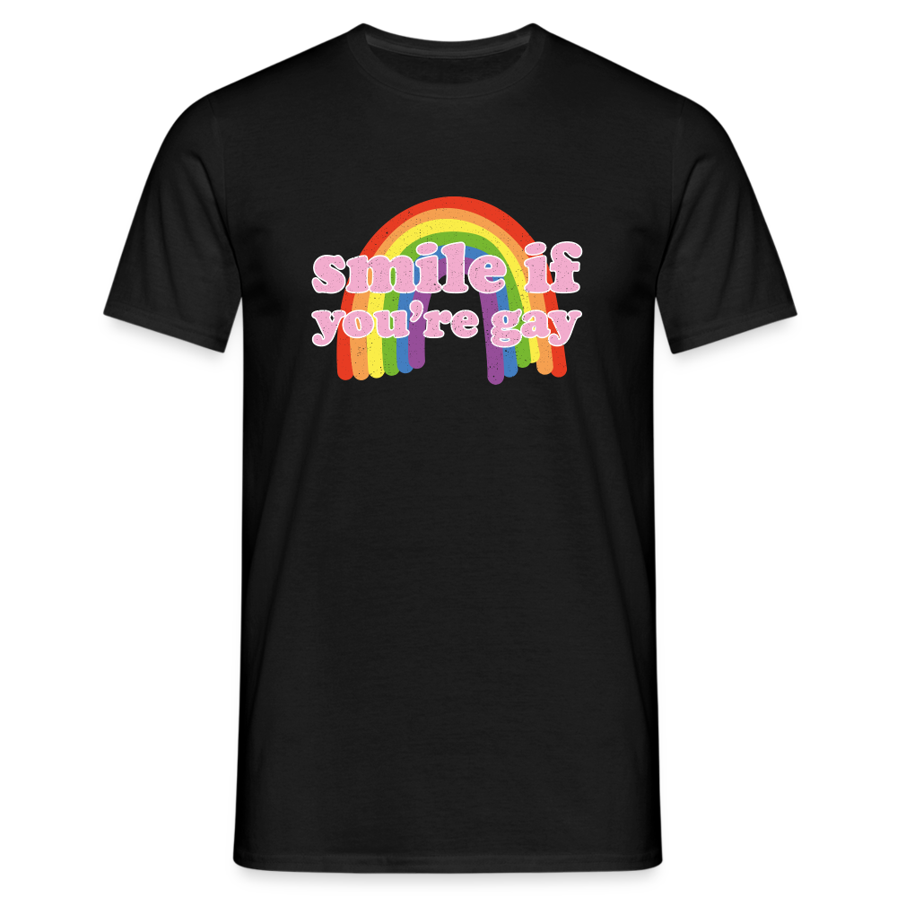 Gay Männer T-Shirt - Schwarz