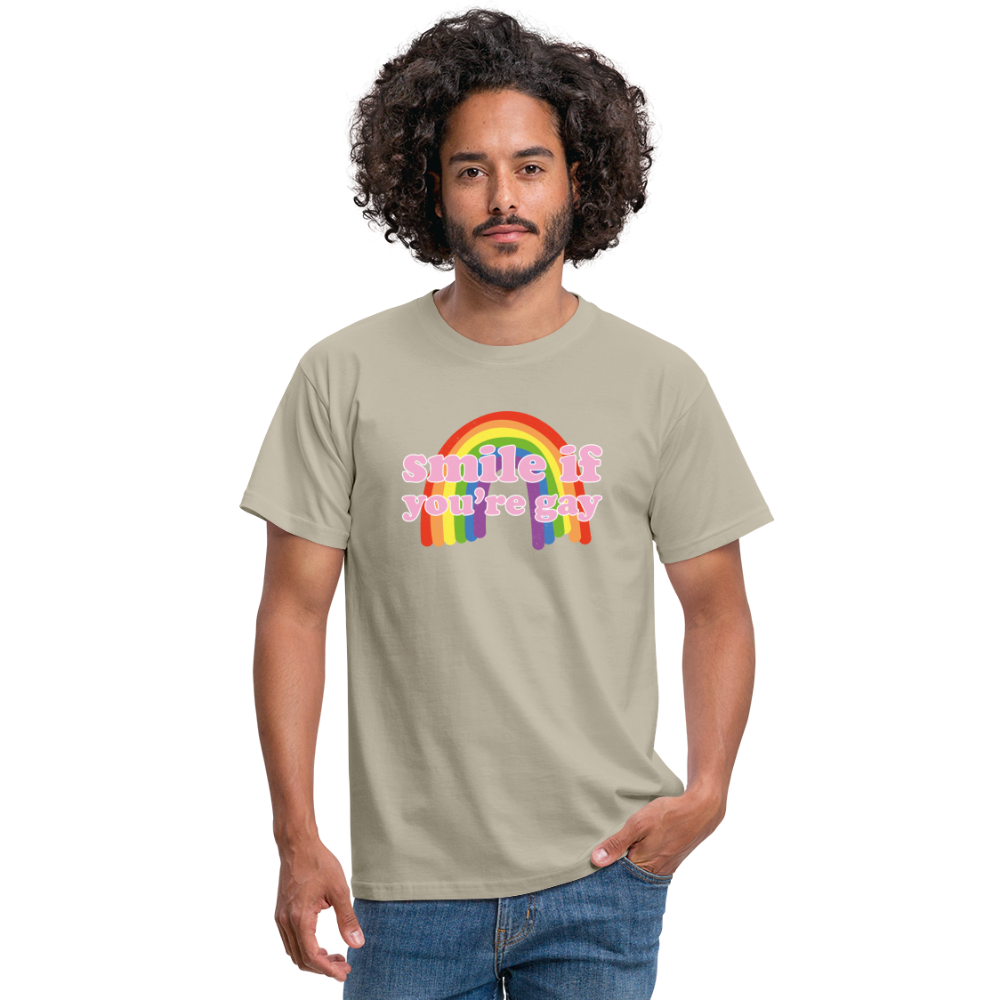 Gay Männer T-Shirt - Sandbeige