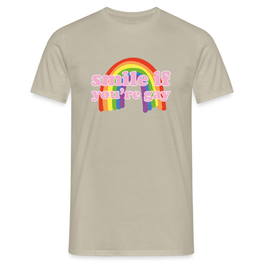 Gay Männer T-Shirt - Sandbeige