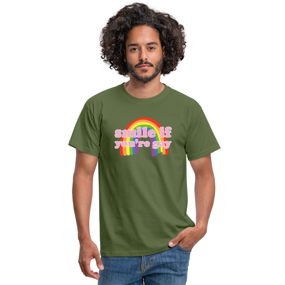 Gay Männer T-Shirt - Militärgrün