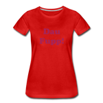City T-Shirt Frauen - Rot