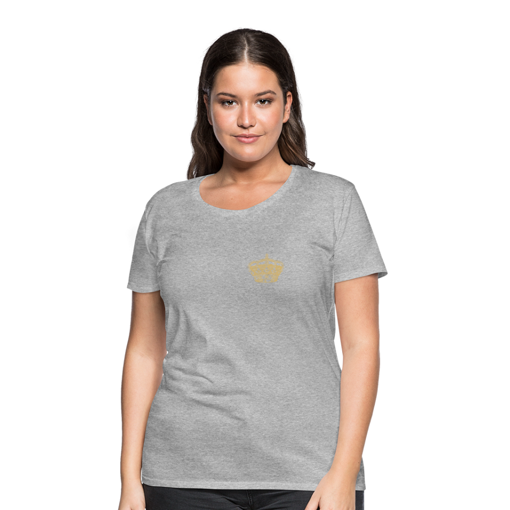 Frauen Premium T-Shirt - Grau meliert