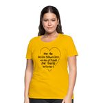 Frauen Premium T-Shirt - Sonnengelb