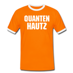 Quanten Hautz Kontrast-T-Shirt - Orange/Weiß