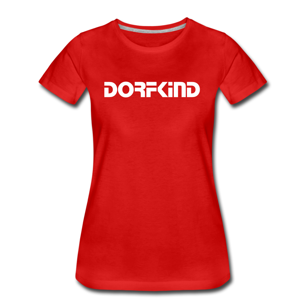 Dorfkind Frauen Premium Bio T-Shirt - Rot