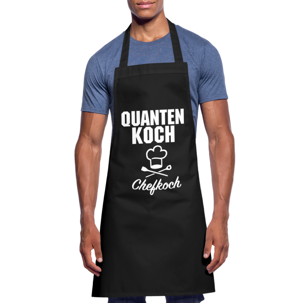 Quanten Koch Kochschürze - Schwarz