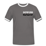 Dorfkind Mariahof Kontrast-T-Shirt - Dunkelgrau/Weiß