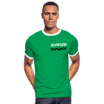 Dorfkind Mariahof Kontrast-T-Shirt - Kelly Green/Weiß