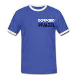 Dorfkind Pfalzel Kontrast-T-Shirt - Blau/Weiß