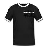 Dorfkind Pfalzel Kontrast-T-Shirt - Schwarz/Weiß