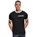 Dorfkind Pfalzel Kontrast-T-Shirt - Schwarz/Weiß