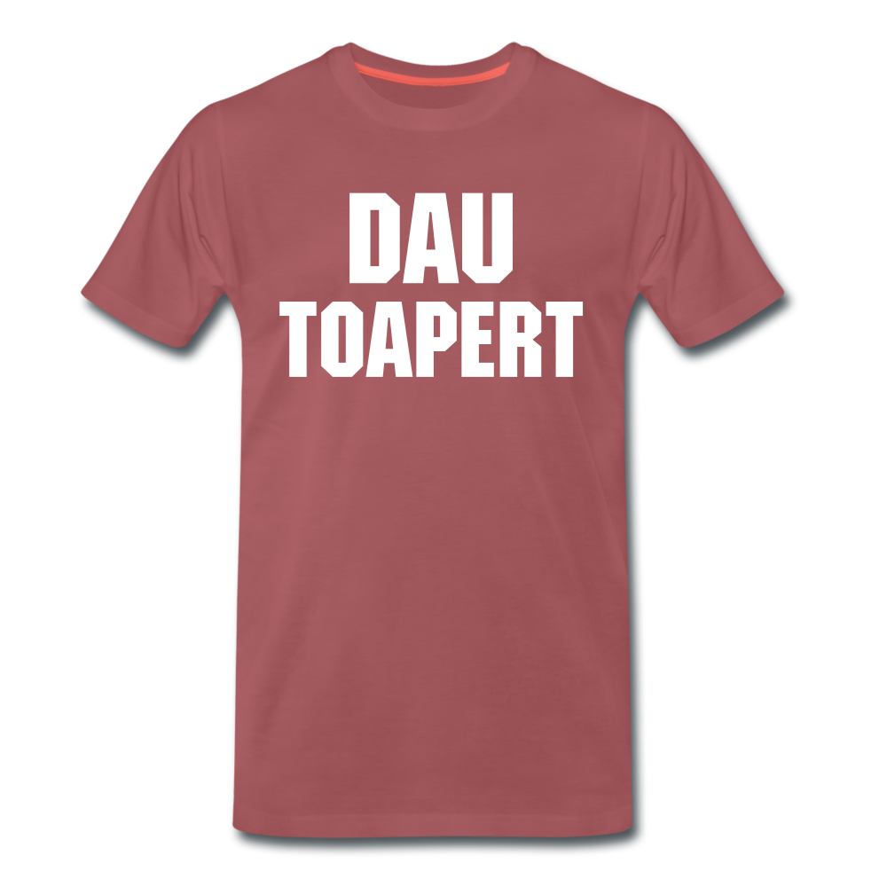 Motiv Toapert Männer Premium T-Shirt - washed Burgundy