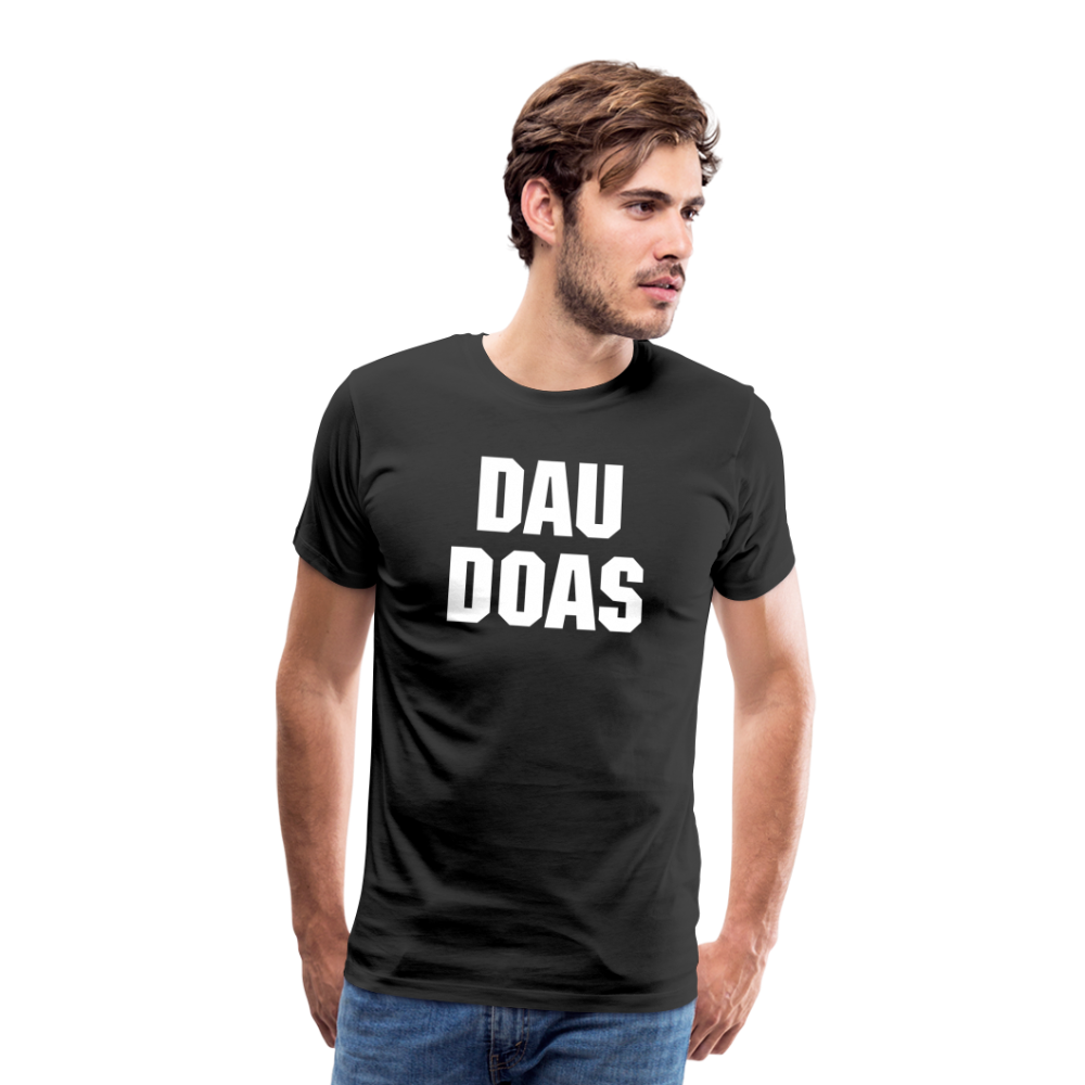 Motiv Doas Männer Premium T-Shirt - Schwarz