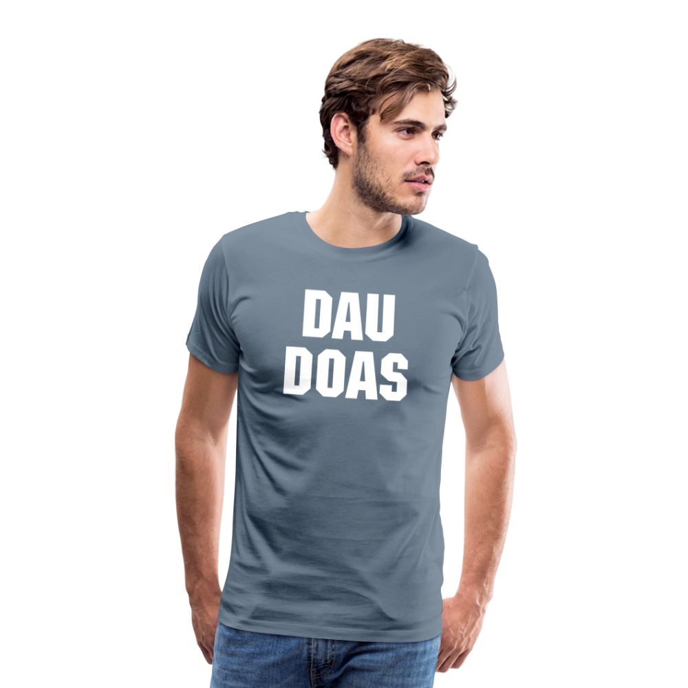 Motiv Doas Männer Premium T-Shirt - Blaugrau