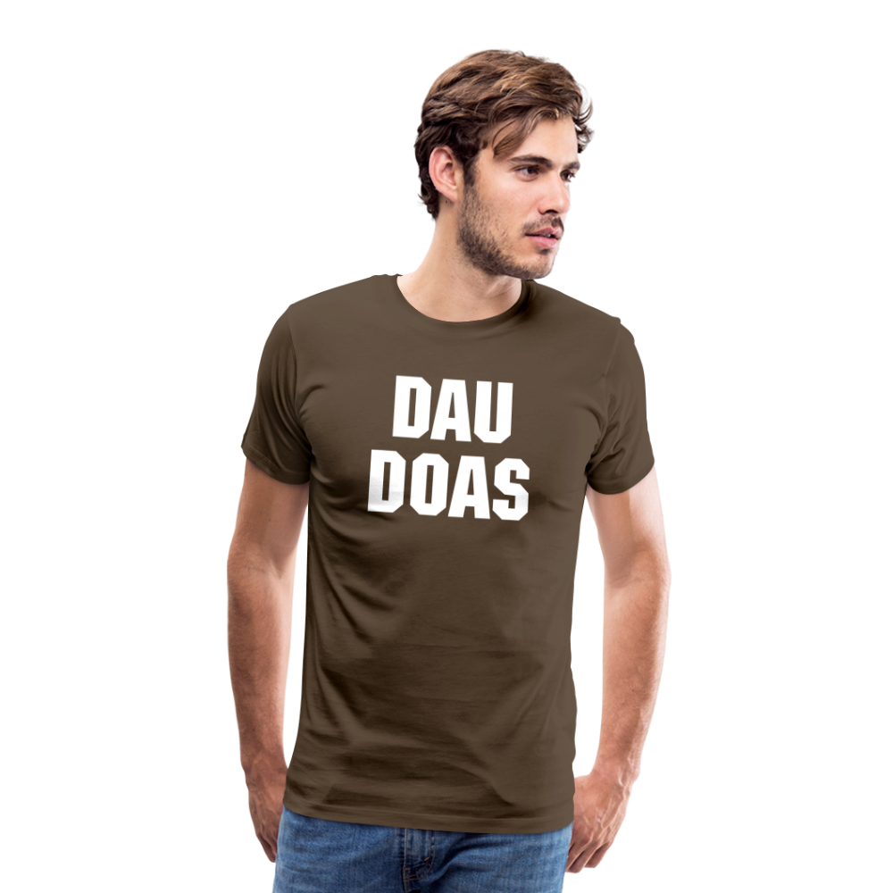 Motiv Doas Männer Premium T-Shirt - Edelbraun