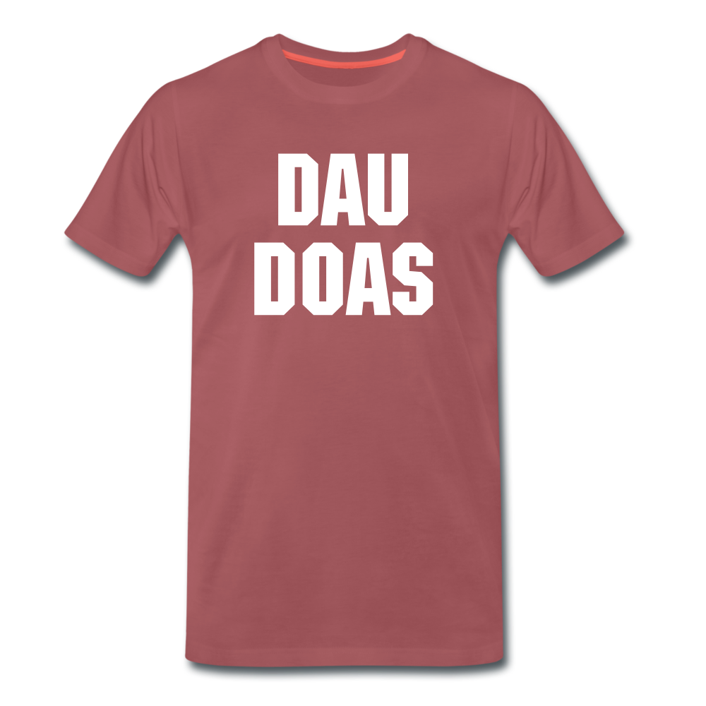 Motiv Doas Männer Premium T-Shirt - washed Burgundy