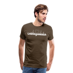 Lieblingsmensch Männer Premium T-Shirt - Edelbraun