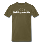 Lieblingsmensch Männer Premium T-Shirt - Khaki